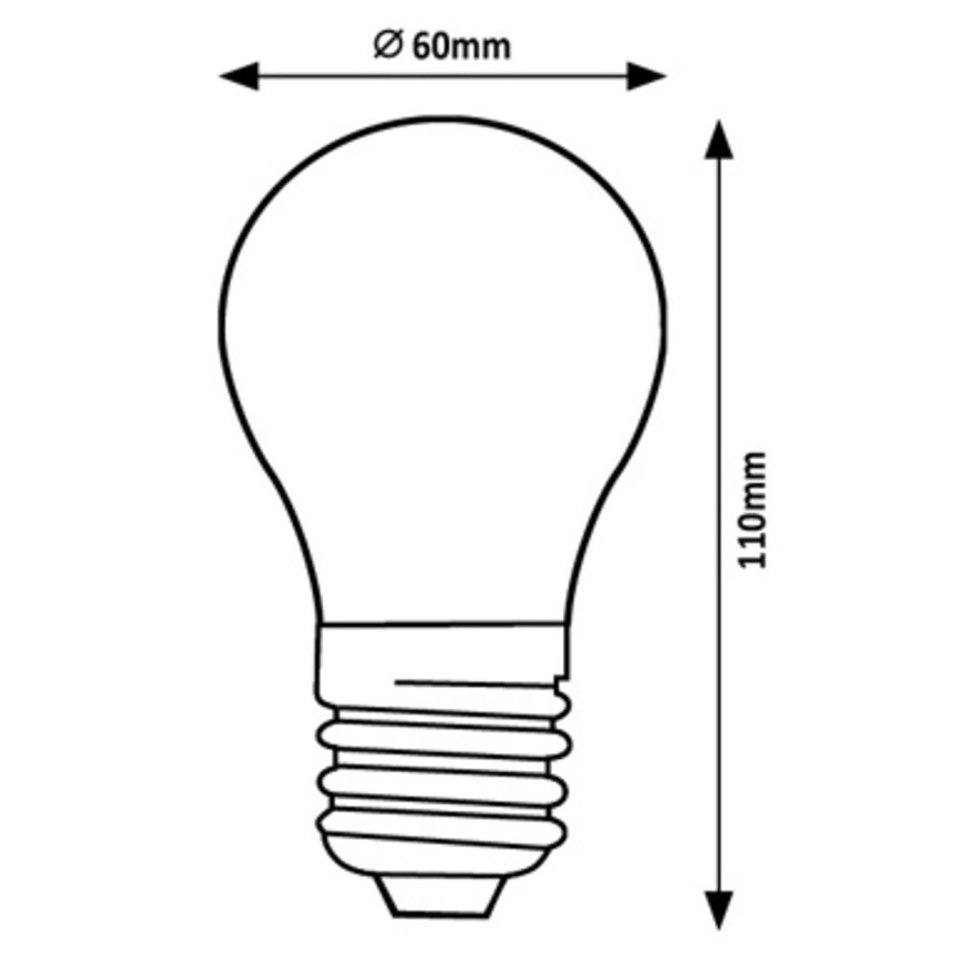 Rabalux - LED-Glühbirne A60 E27/7W/230V 3000K Energieklasse A