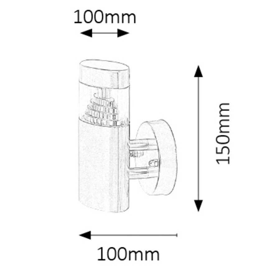 Rabalux - LED Auβen-Wandleuchte LED/6W/230V IP44