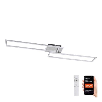 Rabalux - Dimmbare LED-Deckenleuchte LED/40W/230V 2700-6500K Wi-Fi Tuya mattes Chrom + Fernbedienung