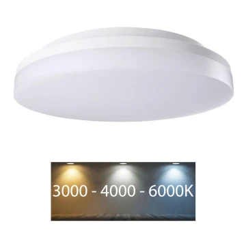 Rabalux - LED-Badezimmer-Deckenleuchte LED/24W/230V IP54 3000K/4000K/6000K