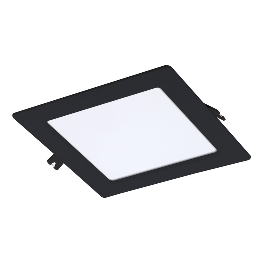 Rabalux - LED-Einbauleuchte LED/12W/230V 17x17 cm schwarz