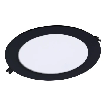 Rabalux - LED-Einbauleuchte LED/18W/230V d 22 cm schwarz