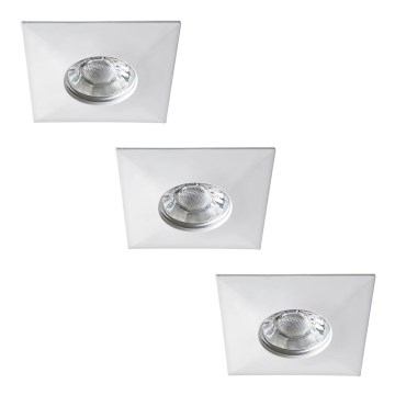 Rabalux - SET 3x LED-Badezimmer-Einbauleuchte 1xLED/4W/230V IP44