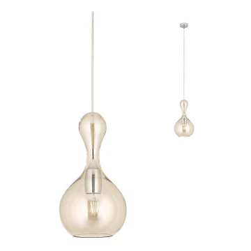 Redo 01-2255 - Hängeleuchte an Schnur LOB 1xE27/42W/230V d 18 cm beige