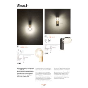 Redo 01-3248- Dimmbare LED-Hängeleuchte an Schnur SINCLAIR LED/37,2W/230V CRI 93 IP21 schwarz