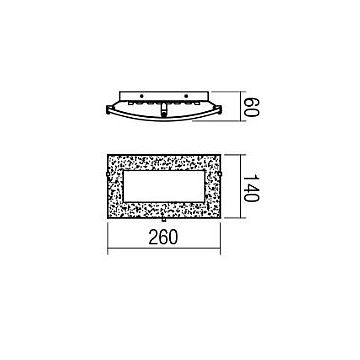 Redo 05-862 - LED-Wandleuchte ARTEMIS LED/10W/230V golden