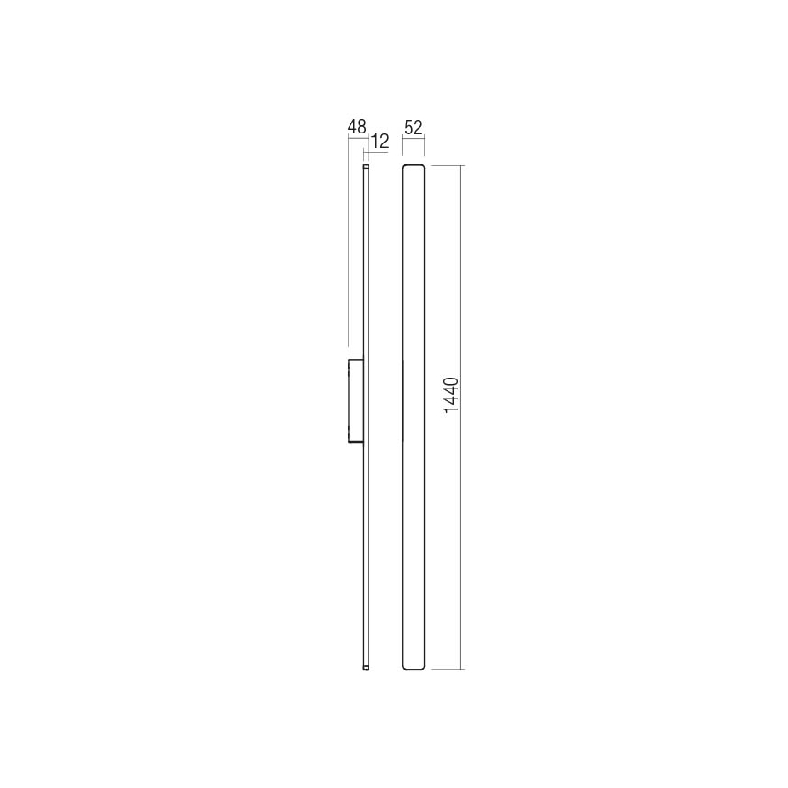 Redo 90432 - LED-Wandleuchte für den Außenbereich REFLEXA LED/24W/230V 3000K IP54 weiß