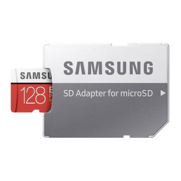 Samsung  - MicroSDXC 128GB EVO+ U3 100MB/s + SD-Adapter