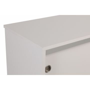 Schuhschrank 105x91 cm weiß