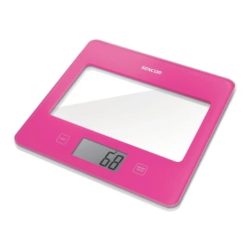 Sencor – Digitale Küchenwaage 1xCR2032 pink