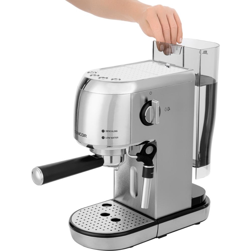 Sencor - Hebel-Kaffeemaschine Espresso 1400W/230V