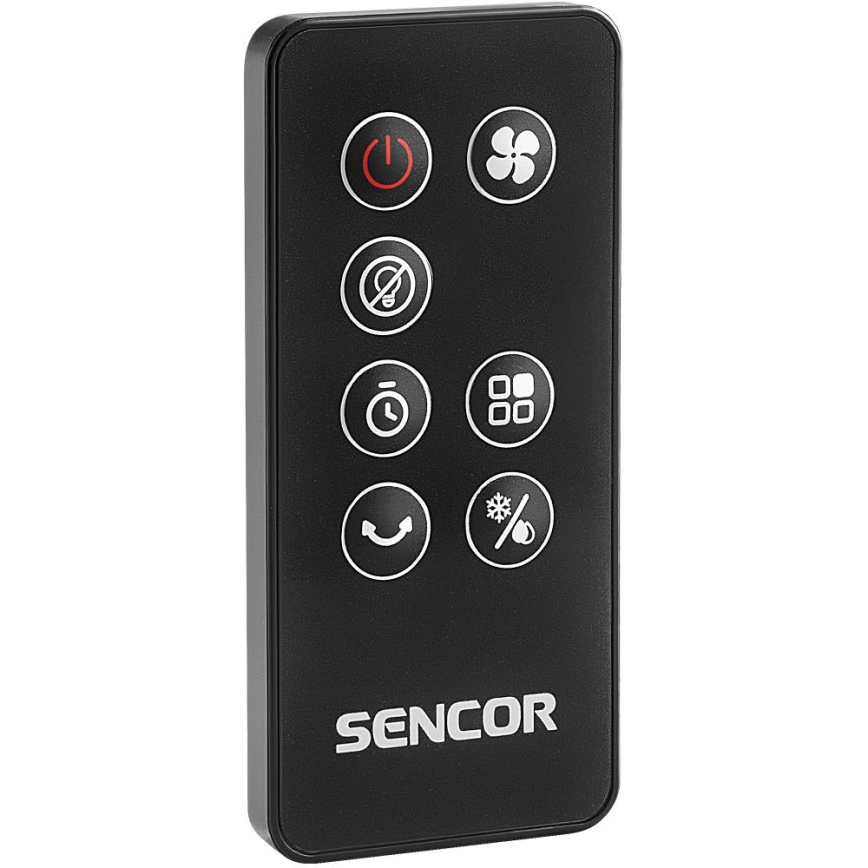 Sencor - Mobiler Luftkühler 3in1 110W/230V silbern/schwarz + Fernbedienung