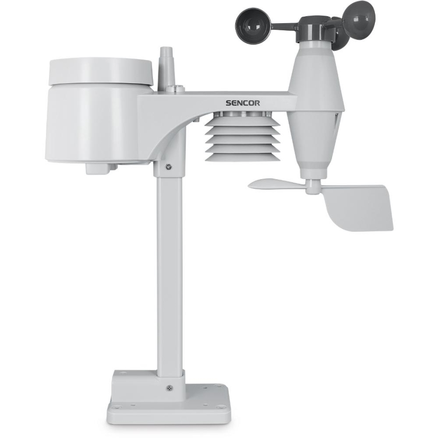 Sencor - Profi-Wetterstation mit farbiger LCD-Anzeige 1xCR2032