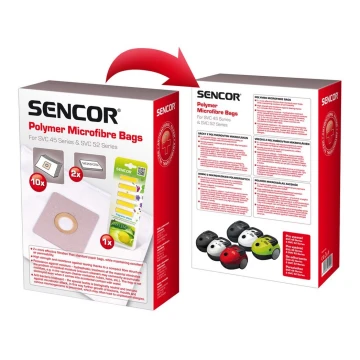 Sencor - SET 10x Beutel + 5x Duft + 2x Mikrofilter für Staubsauger