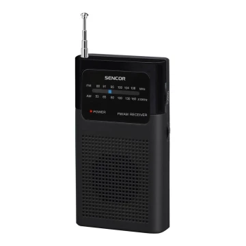 Sencor - Taschenradio FM/AM 2xAAA