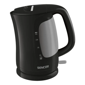 Sencor - Wasserkocher 2,5 l 2200W/230V schwarz