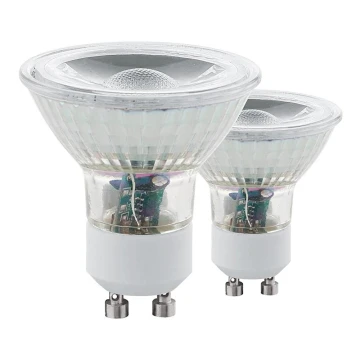 SET 2x LED Glühbirne GU10/3,3W/230V - Eglo 11527