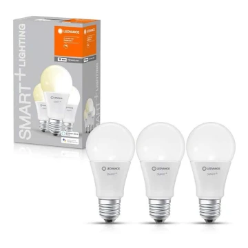 SET 3x LED-Dimmbirne SMART+ E27/9,5W/230V 2700K Wi-Fi- Ledvance