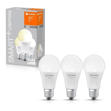 SET 3x LED-Dimmbirne SMART+ E27/9W/230V 2700K Wi-Fi - Ledvance