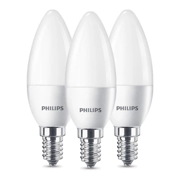 SET 3x LED Glühbirne Philips B35 E14/5,5W/230V