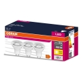 SET 3x LED-Leuchtmittel PAR16 GU10/4,5W/230V 2700K - Osram