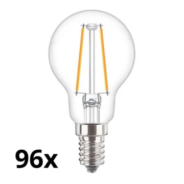 SET 96x LED-Glühbirne VINTAGE P45 E14/2W/230V 2700K