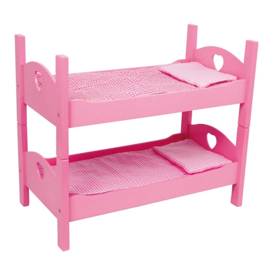 Small Foot - Stockbett für Puppen rosa