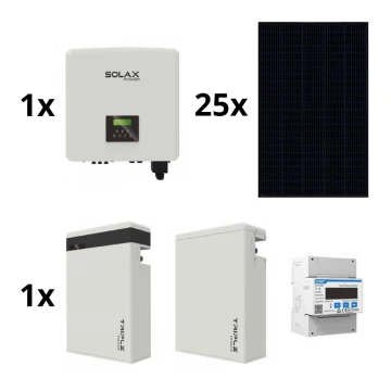 Sol. Kit: SOLAX Power - 10kWp RISEN Full Black + 10kW SOLAX Wechselrichter 3f + 11,6 kWh Batterie