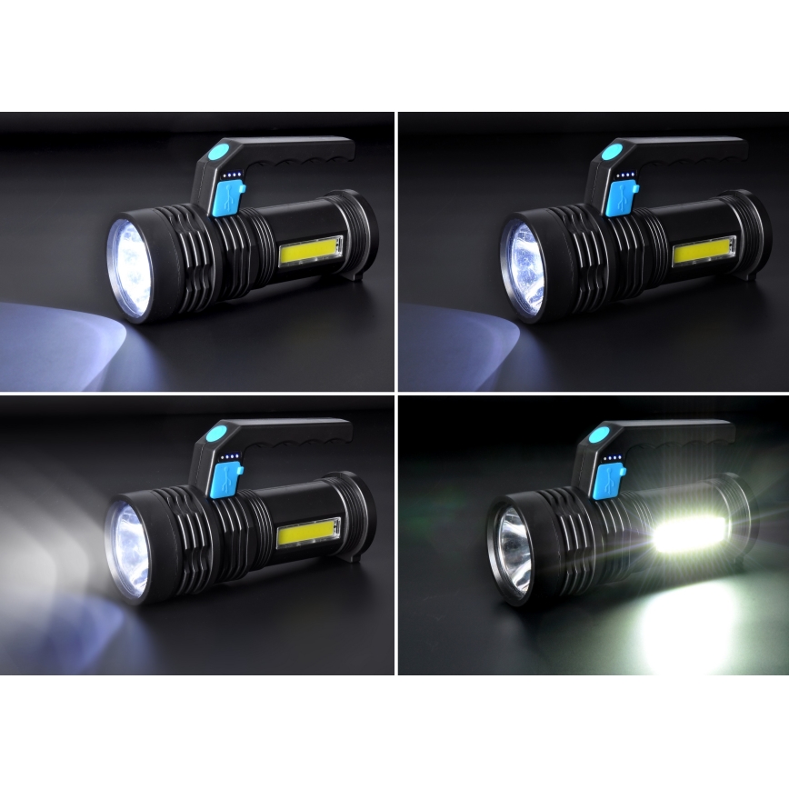 Wiederaufladbare LED-Taschenlampe LED/6W/800 mAh 3,7V IP44