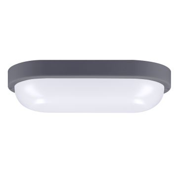 LED-Wandleuchte für den Außenbereich LED/20W/230V 4000K IP54 grau oval