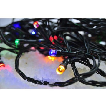 Soligth 1V05-M - LED-Weihnachtskette für den Außenbereich 55 m 500xLED/230V farbig IP44