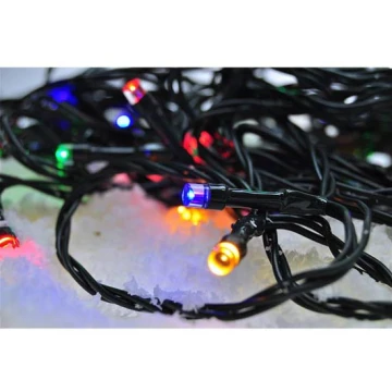 Soligth 1V05-M - LED-Weihnachtskette für den Außenbereich 55 m 500xLED/230V farbig IP44