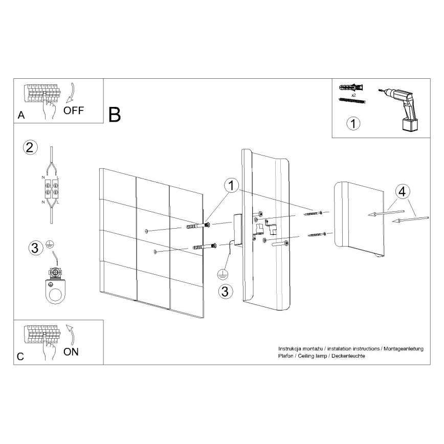 Wandleuchte DURLIN 2xG9/8W/230V weiß