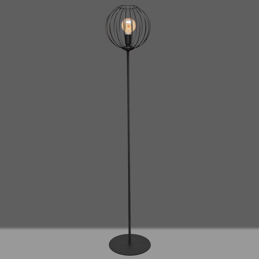 Stehlampe MERCURE 1xE27/60W/230V schwarz