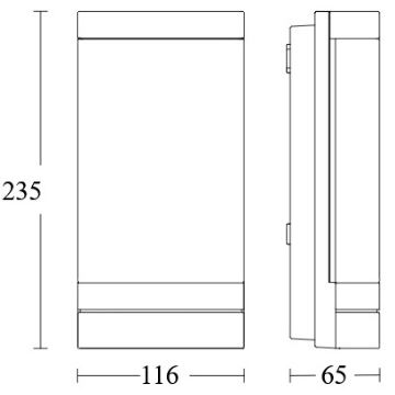 Steinel 068714 – LED-Outdoor-Leuchte L 271 C LED/6,6W/230V 3000K IP44