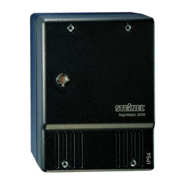 STEINEL 550516 - (Himalaya-)Salzlampe NightMatic 3000 Vario schwarz