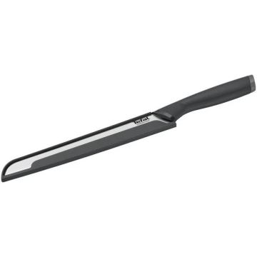 Tefal - Brotmesser aus rostfreiem Stahl COMFORT 20 cm Chrom/schwarz