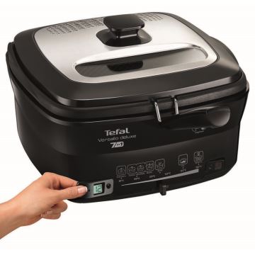 Tefal - Fritteuse 2 l VERSALION DE LUXE 7in1 1600W/230V schwarz