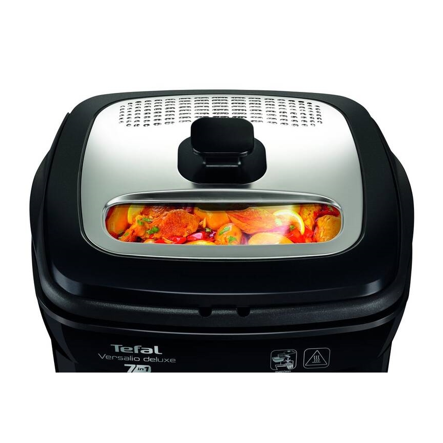 Tefal - Fritteuse 2 l VERSALION DE LUXE 7in1 1600W/230V schwarz