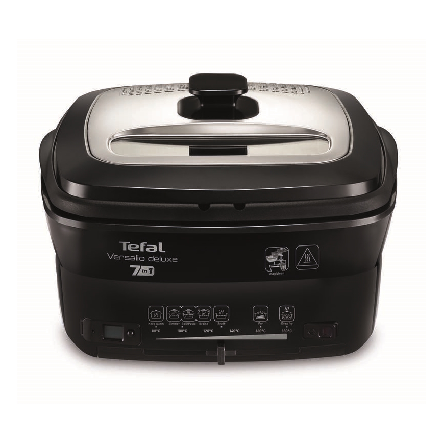 Tefal - Fritteuse 2 l VERSALION DE LUXE 7in1 1600W/230V schwarz