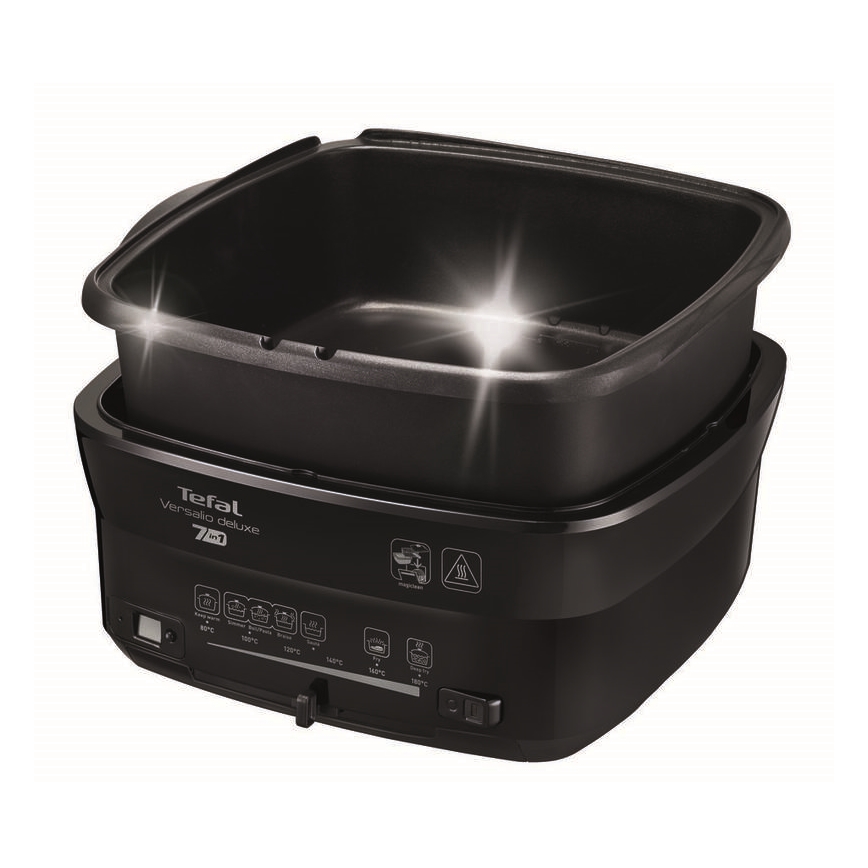 Tefal - Fritteuse 2 l VERSALION DE LUXE 7in1 1600W/230V schwarz