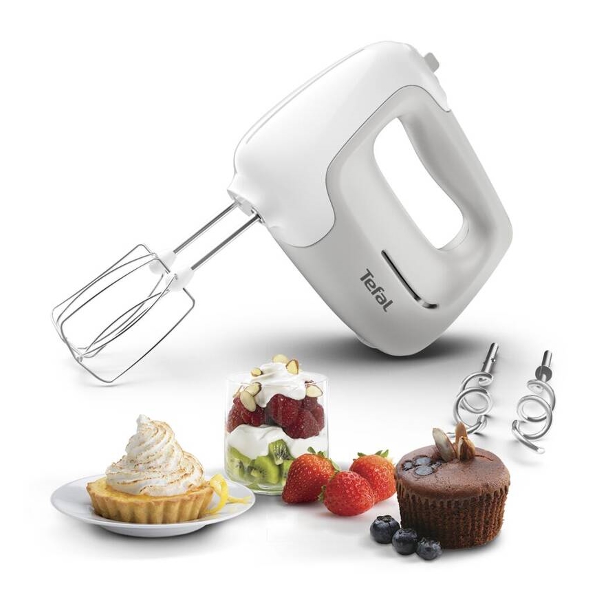 Tefal - Handrührgerät PREP'MIX+ 450W/230V grau/weiß