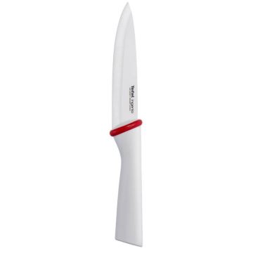 Tefal - Keramikmesser universell INGENIO 13 cm weiß/rot