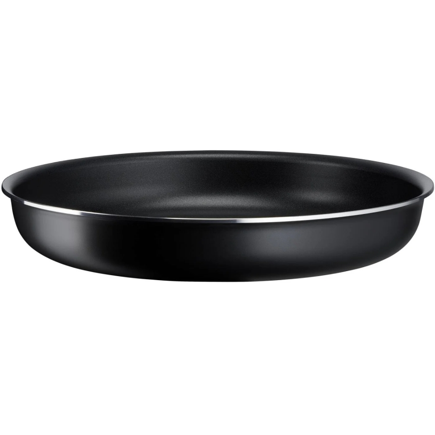 Tefal - Kochgeschirr-Set 10 Stk. INGENIO EASY COOK & CLEAN BLACK