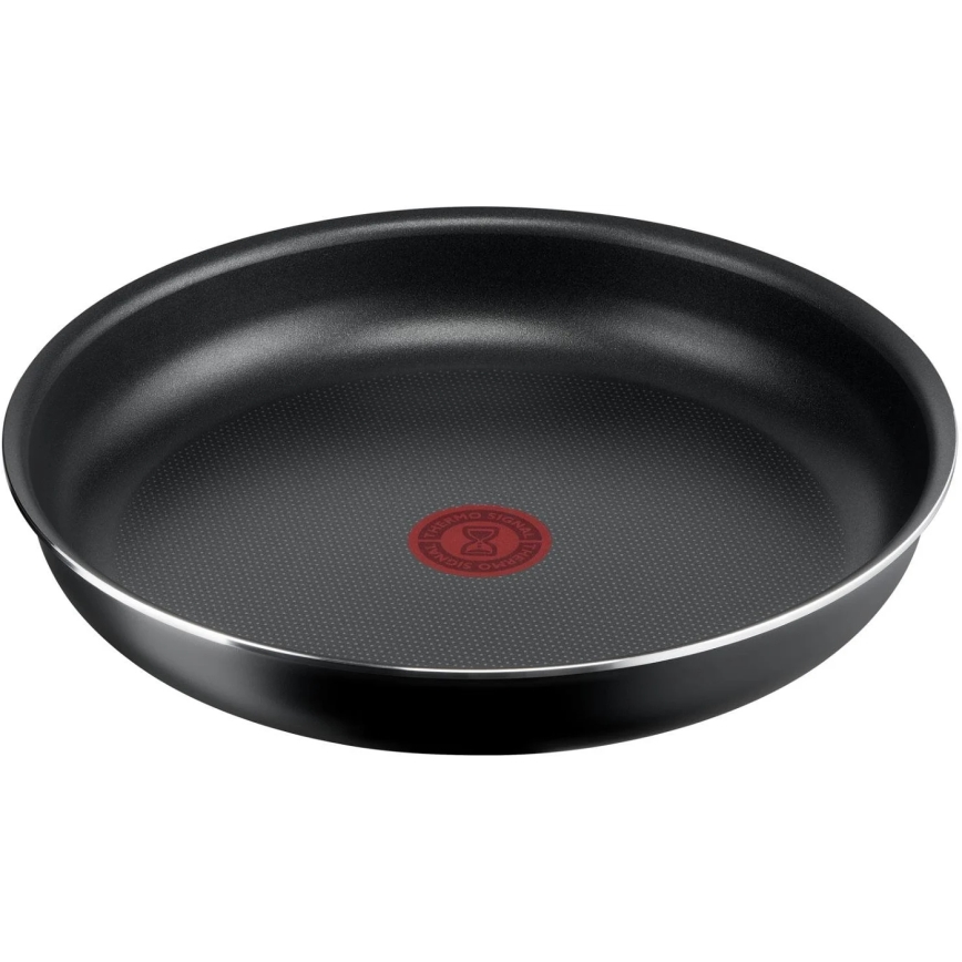 Tefal - Kochgeschirr-Set 10 Stk. INGENIO EASY COOK & CLEAN BLACK