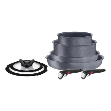 Tefal - Kochgeschirr-Set 8 Stk. INGENIO NATURAL FORCE