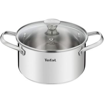 Tefal - Kochgeschirr-Set 9 Stk. COOK EAT Edelstahl