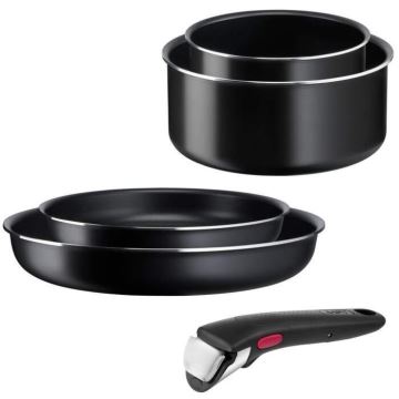 Tefal - Kochgeschirr-Set INGENIO XL FORCE mit Titanoberfläche 5 Stk.