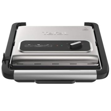 Tefal - Kontaktgrill INICIO 2000W/230V schwarz/Edelstahl