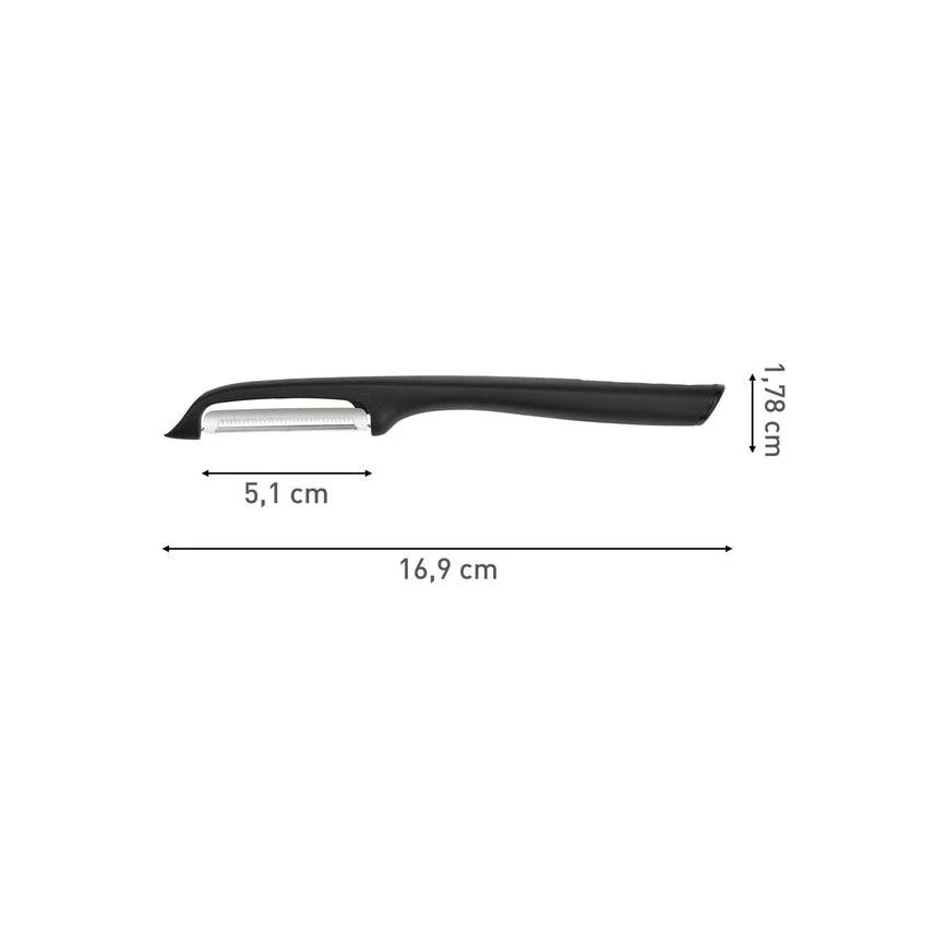 Tefal - Küchenschäler COLORFOOD 17 cm schwarz
